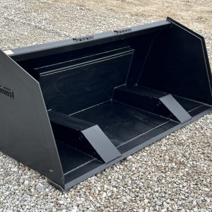 84″ High Front Dump Bucket Attachment Fits Skid Steer Quick Attach