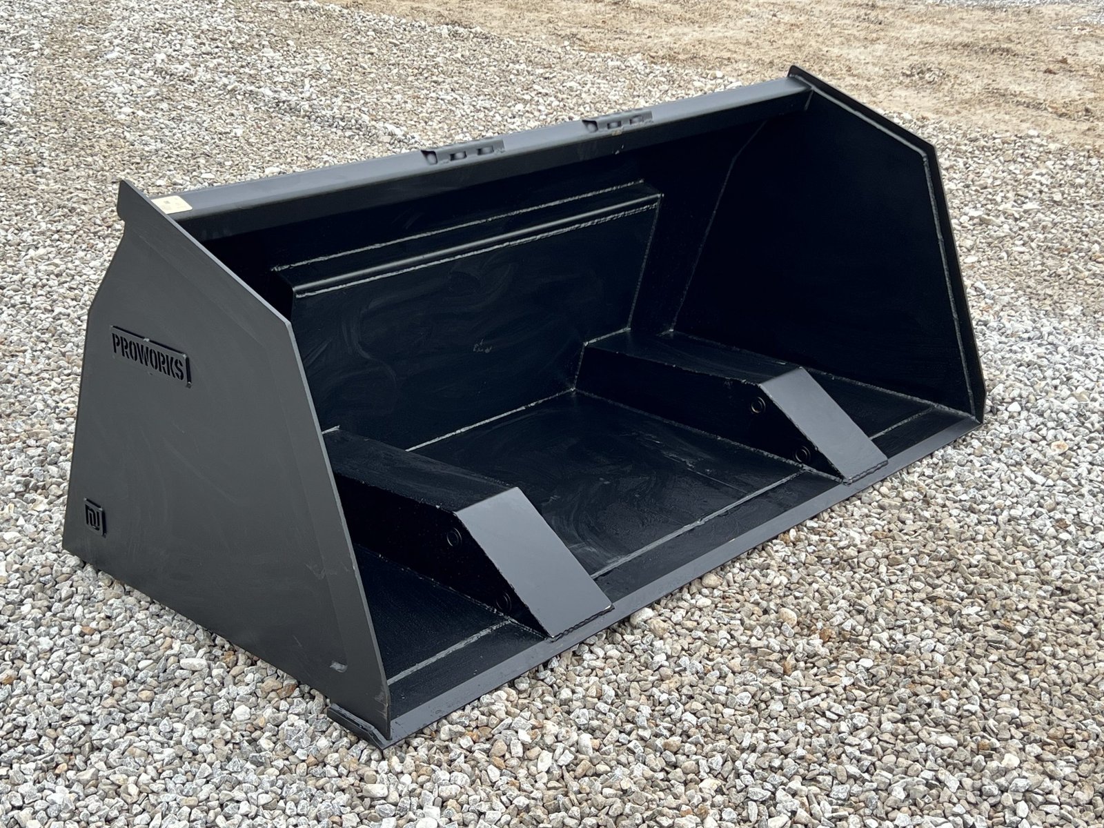 84″ High Front Dump Bucket Attachment Fits Skid Steer Quick Attach