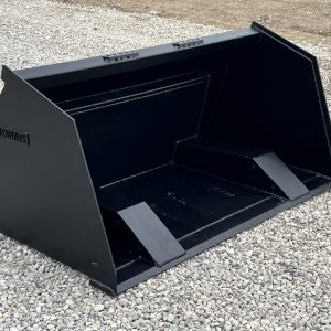 72″ High Front Dump Bucket Attachment Fits Skid Steer Quick Attach
