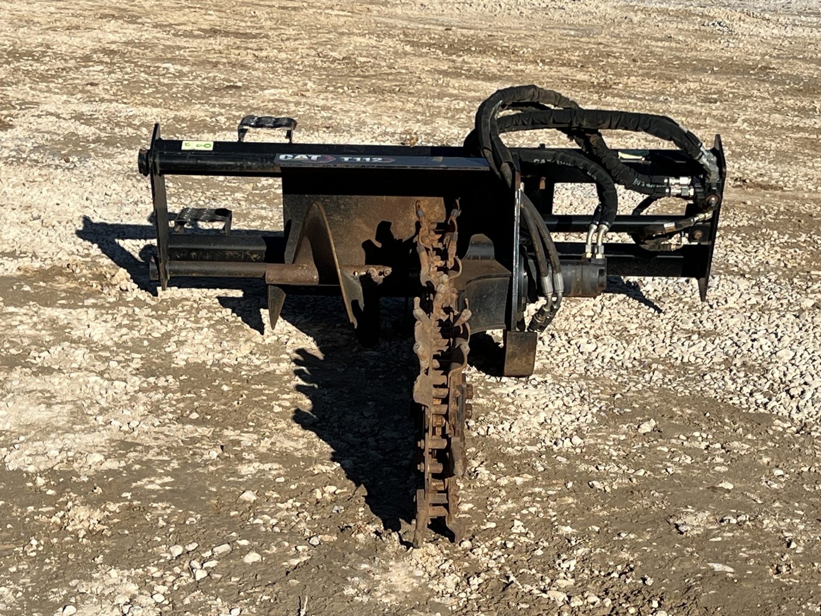 2021 CAT T112 48″ x 6″ Trencher Attachment Combo Chain Fits Skid Steer - Image 2