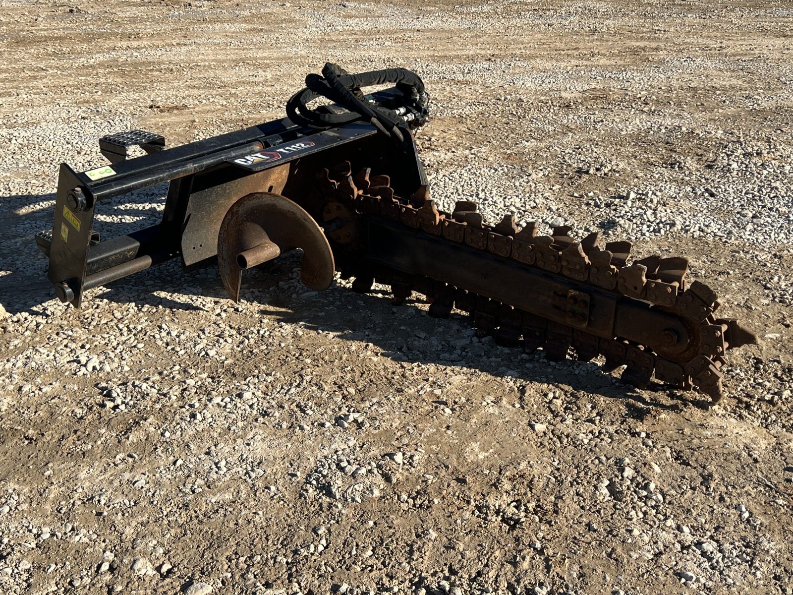 2021 CAT T112 48″ x 6″ Trencher Attachment Combo Chain Fits Skid Steer - Image 3