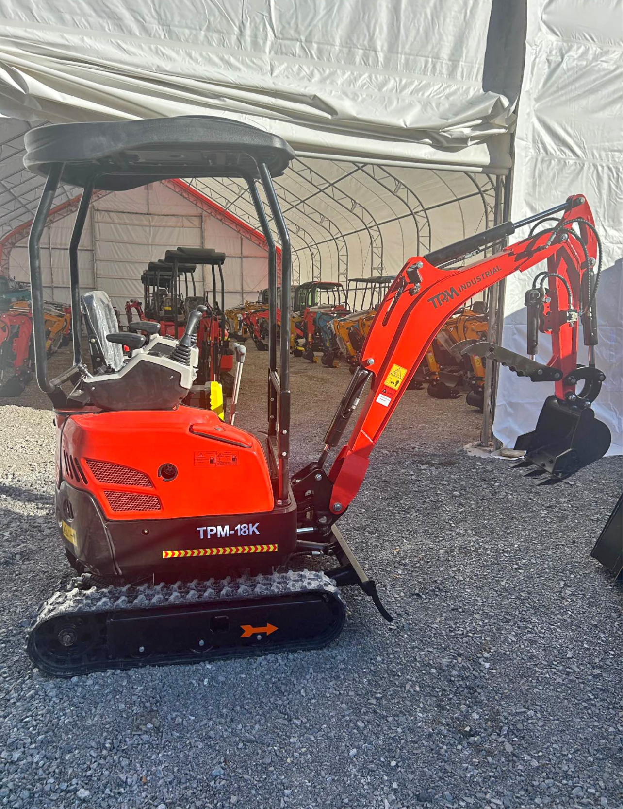 TPM 18 excavator Kubota engine