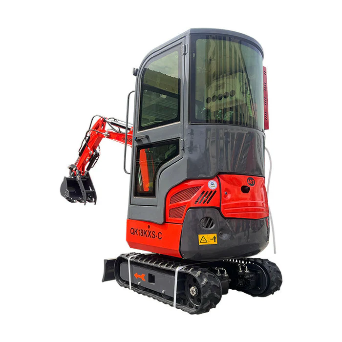 1-Ton, Kubota Engine Mini & Small Excavator w/Air Conditioning, Side Swing & Enclosed Cab | KH18K-CC - Image 4