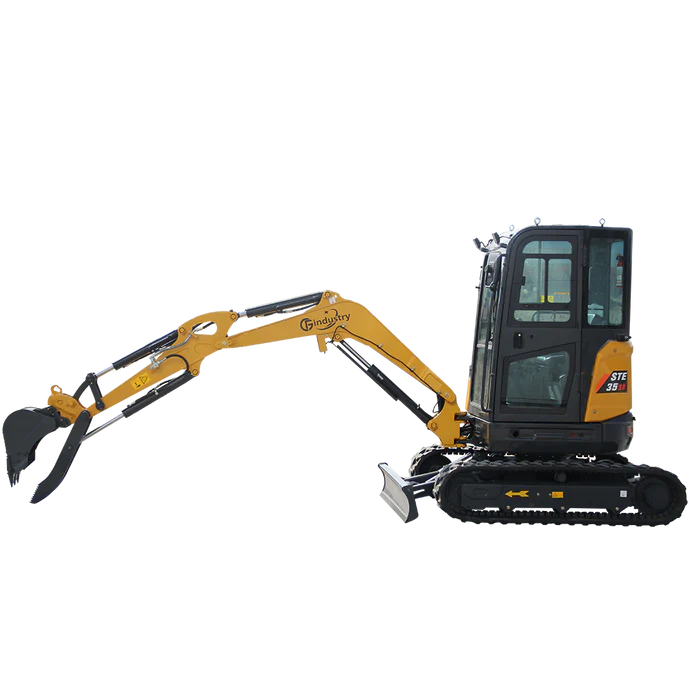 2.8 Ton, Yanmar Diesel Engine Mini Excavator w/ Hydraulic Thumb | CFG-STE35SR - Image 2