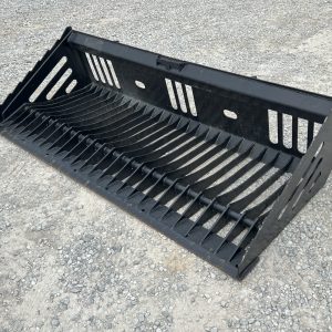 84″ Heavy Duty Skeleton Rock Bucket Attachment Fits Skid Steer Quick Attach