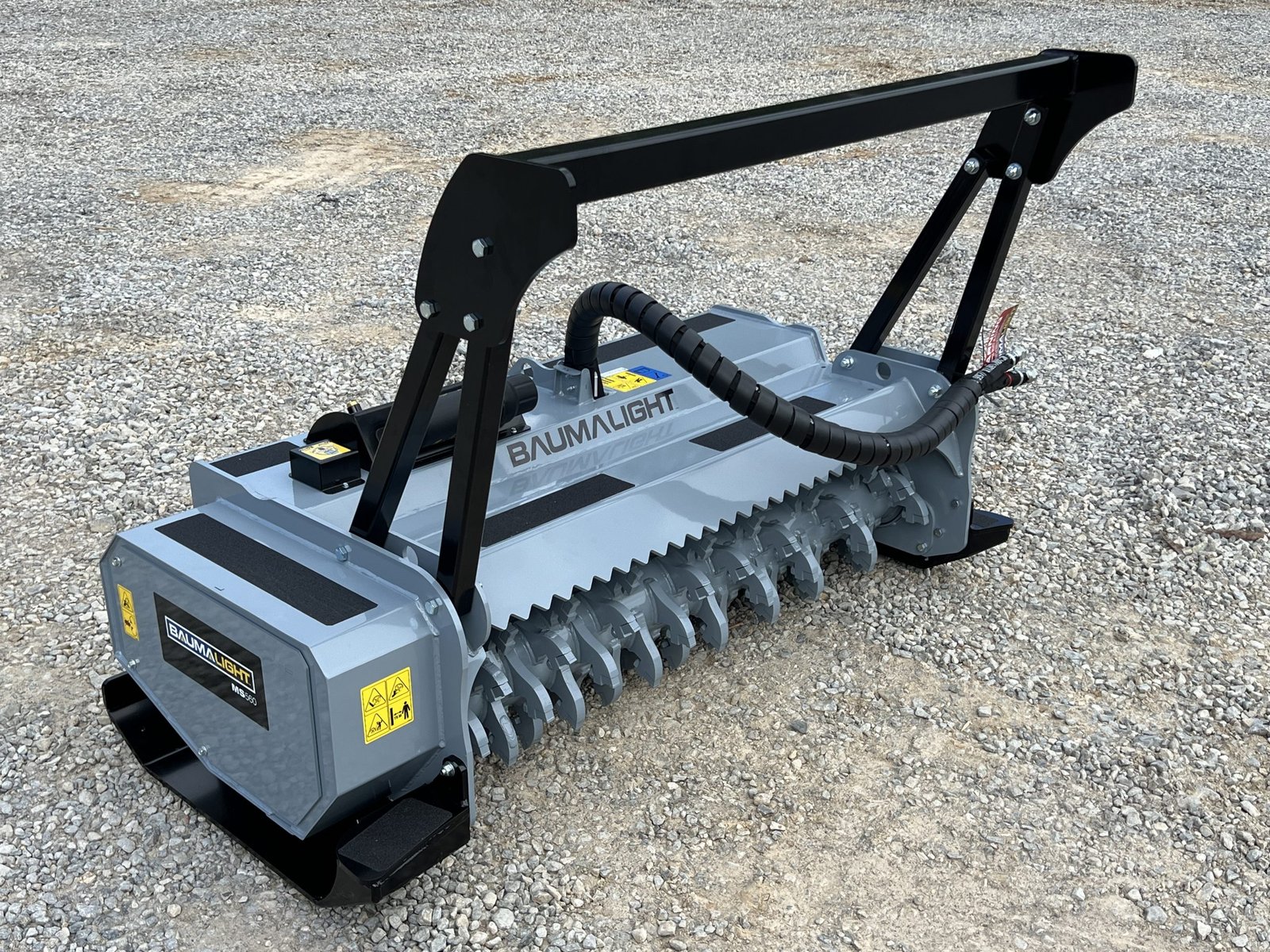 Baumalight MS560 Fixed Tooth Forestry Mulcher Attachment Fits Skid Steer Quick Attach