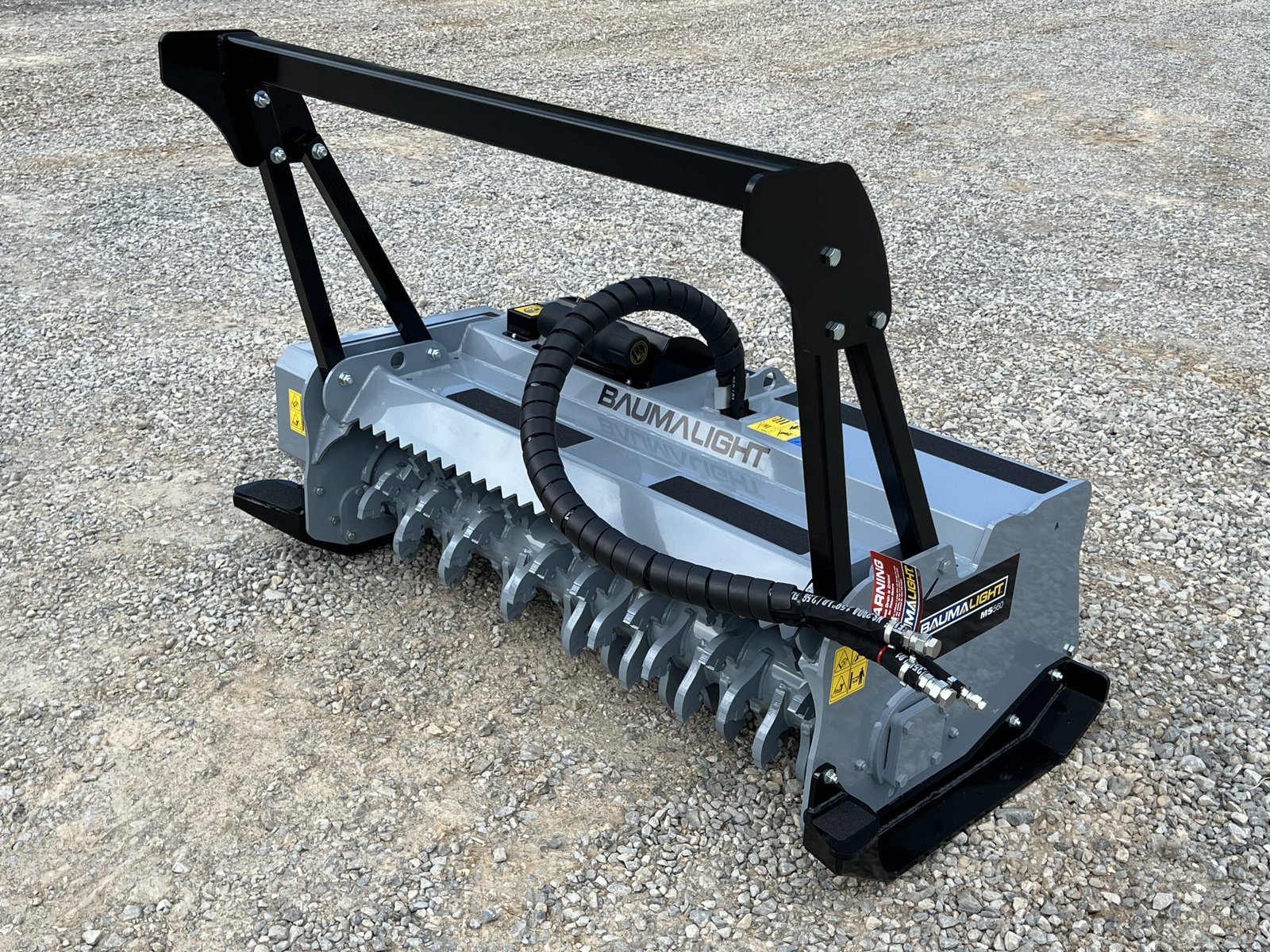 Baumalight MS560 Fixed Tooth Forestry Mulcher Attachment Fits Skid Steer Quick Attach - Image 3