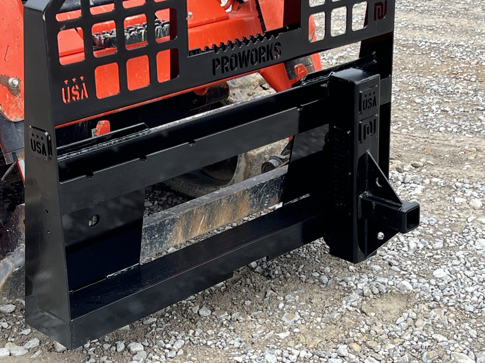 2″ Hitch Receiver Attachment Bracket Fits Class II ITA Pallet Fork Frame Carriage - Image 17