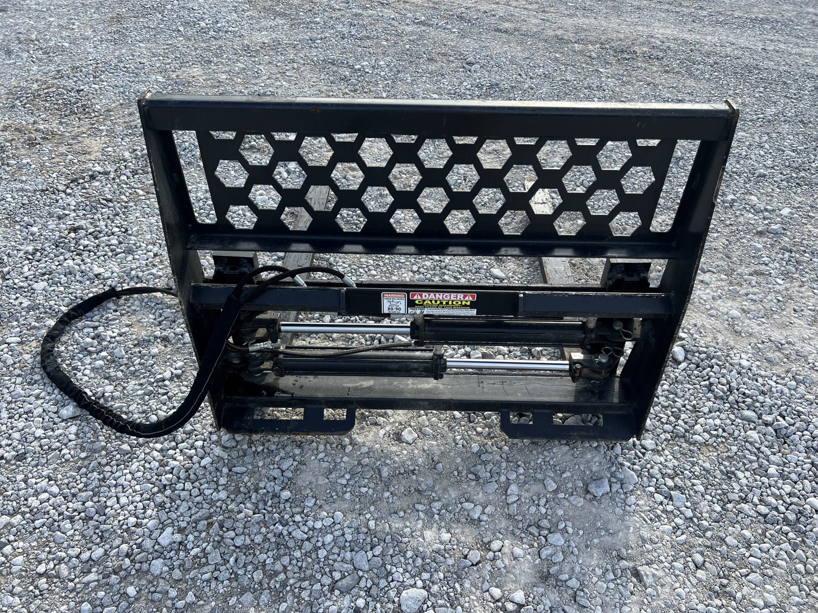 48″ Hydraulic Pallet Forks Fork Positioner Fits Skid Steer Tractor Quick Attach - Image 5