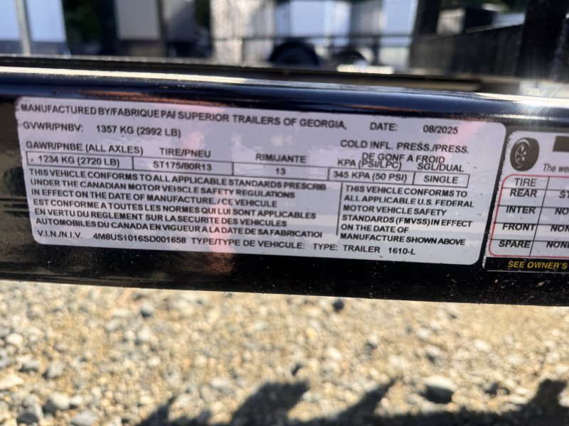 2025 Superior Trailers, Inc 6×10 Utility Landscape Trailer 3K GVWR - Image 10