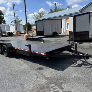 2025 Nolan Manufacturing 7×18 Car Hauler Trailer Metal Deck 7K GVWR