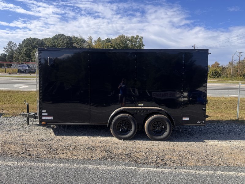 2025 Cynergy 7×14 Enclosed STD W/BOP .080 Exterior Metal Ramp 7K - Image 3