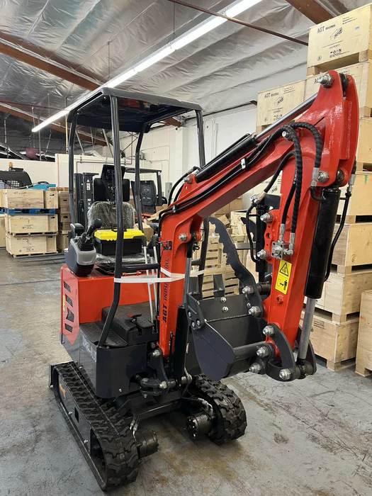 1 Ton, Upgraded Mini Excavator w/ Pilot Control & Swing Boom & Hydraulic Thumb & Features | DM12X-PLUS - Image 2