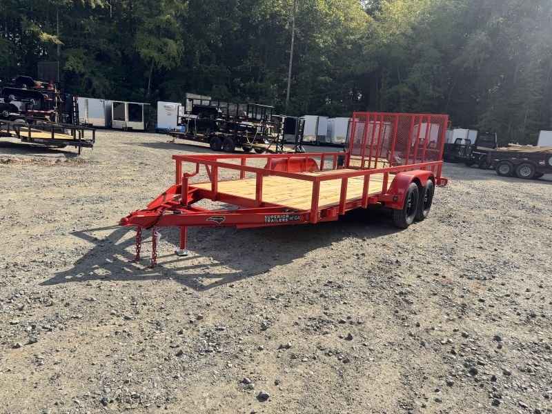 2025 Superior Trailers, Inc 6×16 Utility Landscape Trailer 7K GVWR