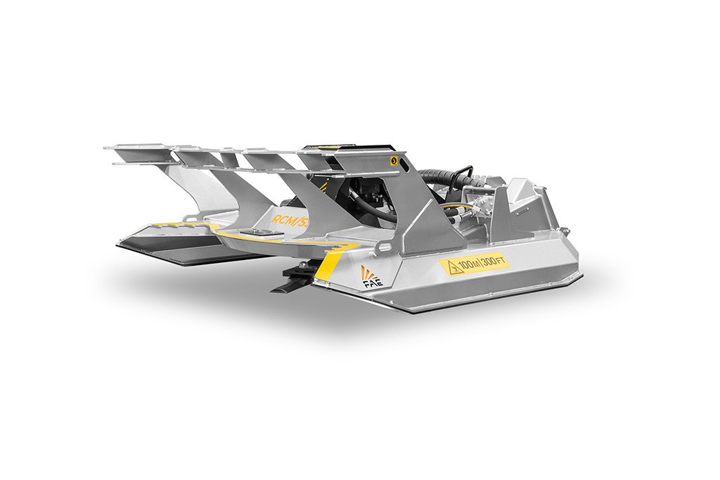 77″ FAE RCM/SSL-175 High Flow Rotary Brush Cutter Attachment Fits Skid Steer