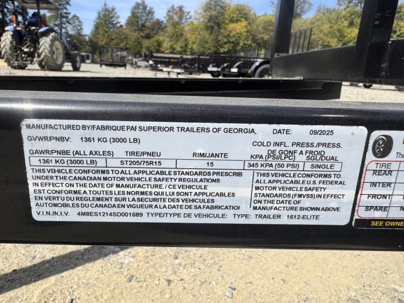2025 Superior Trailers, Inc 6×12 Utility Landscape Trailer 3K GVWR - Image 10