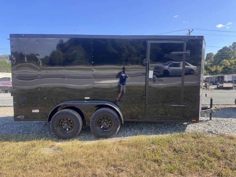 2025 Cynergy 7×14 Enclosed STD W/BOP .080 Exterior Metal Ramp 7K - Image 10