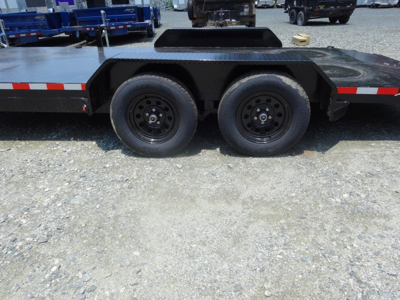 2025 Nolan 7×18 Car Hauler Trailer Metal Deck 7K GVWR - Image 9