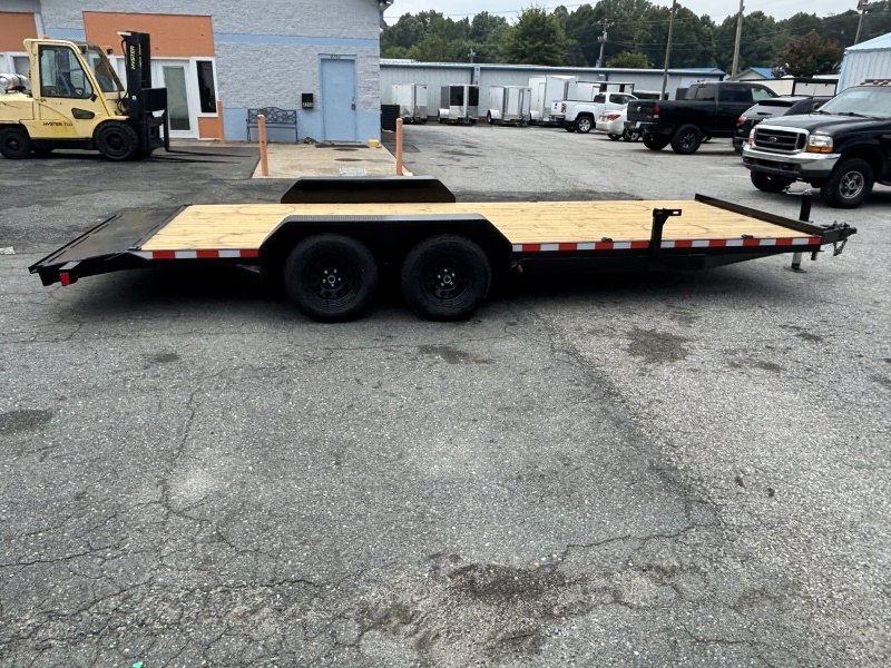 2025 Nolan Manufacturing 7×20 Car Hauler Trailer Wood Deck 7K GVWR