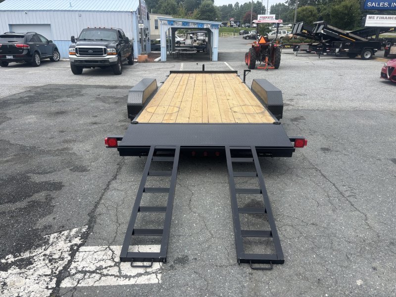 2025 Nolan Manufacturing 7×20 Car Hauler Trailer Wood Deck 7K GVWR - Image 6