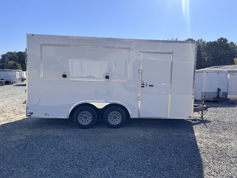 2026 Quality Cargo 8.5×16 Concession Barn Door 50 Amp Electrical - Image 11