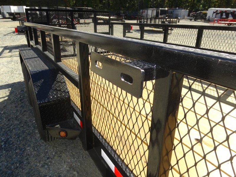 2025 Nolan 6×14 Utility Landscape Trailer 24″ Mesh 7K GVWR - Image 9