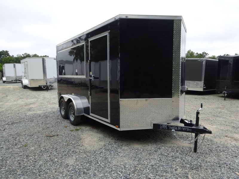 2026 Quality Cargo 7×14 Concession Trailer Pro Series Barn Door 50 Amp Electrical - Image 13