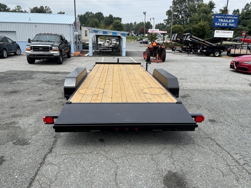 2025 Nolan Manufacturing 7×20 Car Hauler Trailer Wood Deck 7K GVWR - Image 5