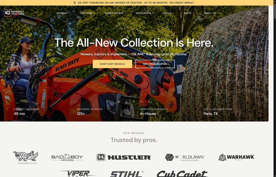 K and G Mowers – kgmowers.com