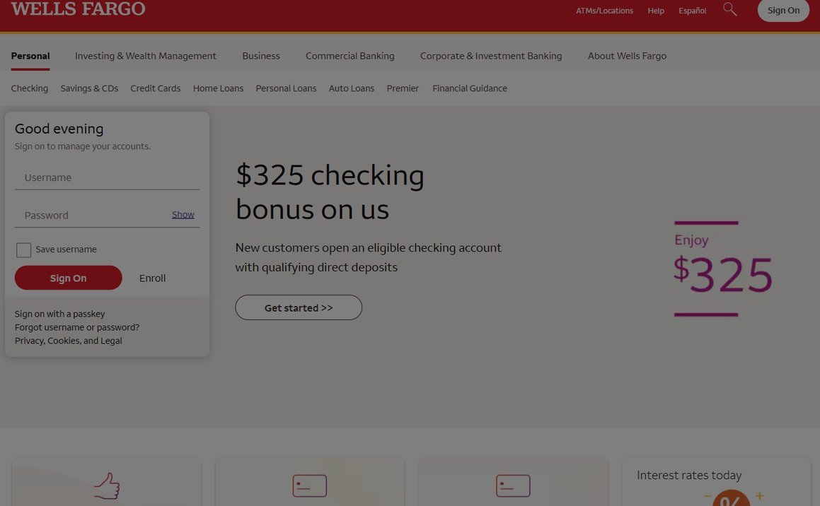 Wells Fargo – wellsfargo.com